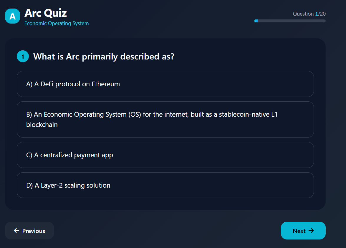 ARC QUIZ logo